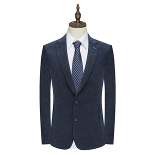 AB1576嘎男春秋西服 羊毛两粒扣无开衩商务休闲西装 G24311