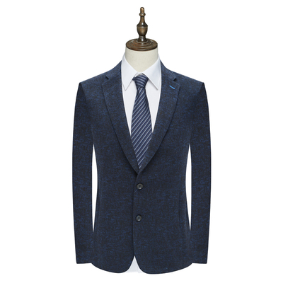 AB1576嘎男春秋西服 羊毛两粒扣无开衩商务休闲西装 G24311