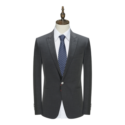 AB1541邦纳男春秋西服 羊毛一粒扣后中开衩商务休闲西装 28969