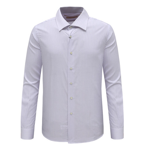 DN172斯D博N男式春秋长袖衬衫 棉140'S百搭商务休闲上衣 时尚都市