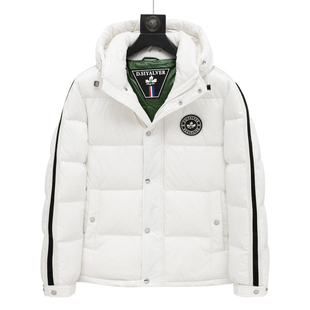 H979高充绒量冬季厚款男羽绒服 白鸭绒拉链商务休闲保暖防风外套