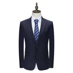 196119 商务西装 B1500鸟牌男春秋西服 绵羊毛两粒扣后中开衩修身