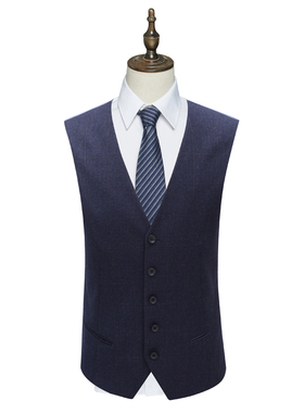 F3045鸟牌男式马甲 绵羊毛春秋厚度商务休闲上衣 36106