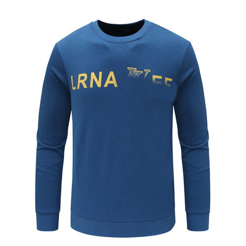 H930男式春秋长袖卫衣 棉圆领百搭商务休闲上衣 时尚都市