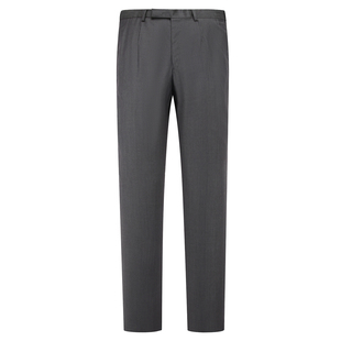 N4601910 羊毛中腰直筒商务休闲长裤 PL244皮男士 春秋西裤