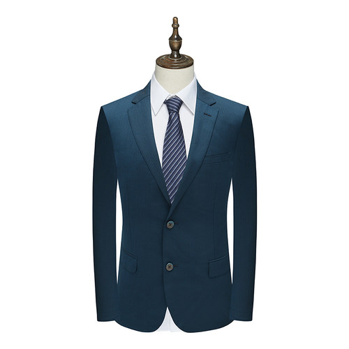 MY324美春秋厚度男西服 羊毛两粒扣后中开衩商务休闲西装1200278