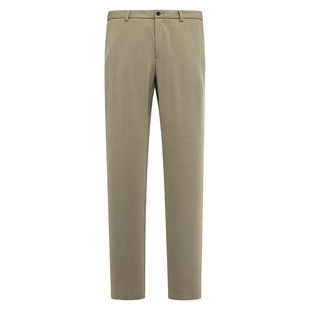 弹力 中腰直筒商务休闲长裤 卡其色 休闲裤 SA41萨BA蒂N春秋男式