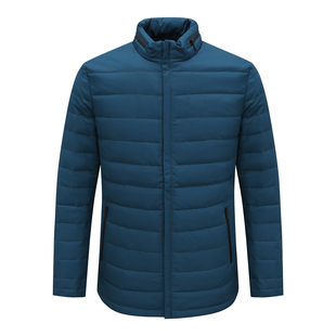 时尚 白鸭绒商务休闲保暖防风外套 都市 羽绒服 SF351圣秋冬男式