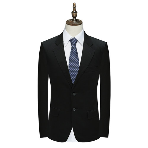 MY334美春秋厚度男式西服 羊毛两粒扣无开衩商务休闲西装1200146