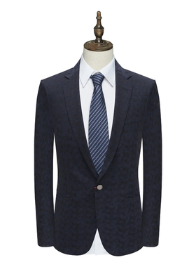 AB1197邦纳男春秋西服 羊毛一粒扣后中开衩商务休闲西装 35955