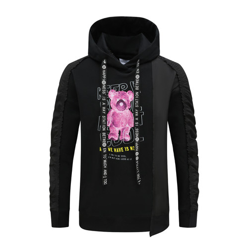 SF458圣男式秋冬长袖卫衣 棉百搭休闲上衣 时尚都市弹力