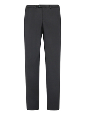 H1038春秋男式休闲西裤 羊毛中腰修身商务休闲长裤