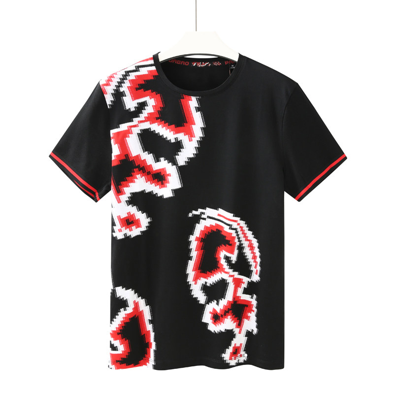 CA167 机场货 卡夏季男式短袖T恤 棉套头休闲商务上衣 黑色弹力,男装,T恤,淘宝优惠券,粉丝福利购,淘宝优惠卷