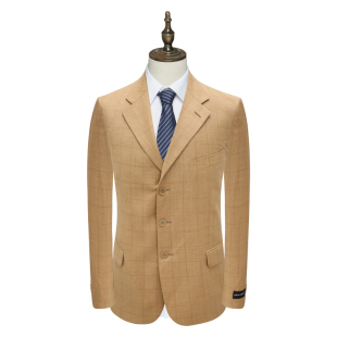 外套 羊毛三粒扣双开衩商务西装 PL77皮春秋男式 西服