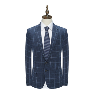外套 羊毛意大利面料两粒扣商务休闲西装 Y1625路易男式 春秋西服