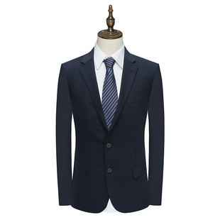 MY319美春秋厚度男式 1200288 西服羊毛两粒扣后中开衩商务休闲西装