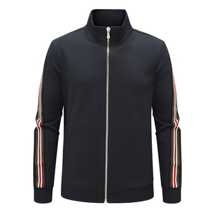 都市24055 H1417男式 时尚 立领拉链外套 春秋茄克男装