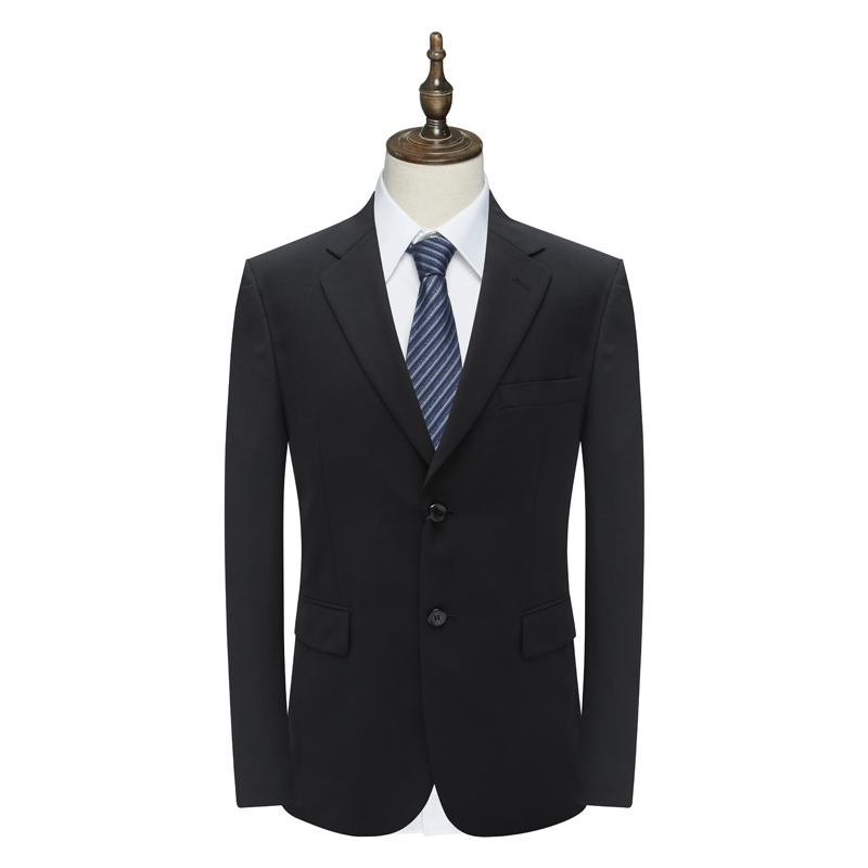 U123 雅 春秋男西服 羊毛两粒扣后中开衩商务休闲西装外套