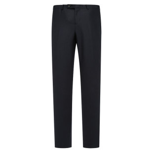 商务休闲长裤 绵羊毛中腰修身 蓝黑色弹力 西裤 Y1500路春秋男式