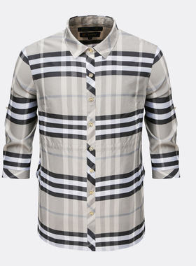 FN167梵思牌女式春秋半袖衬衫 桑蚕丝百搭商务休闲上衣