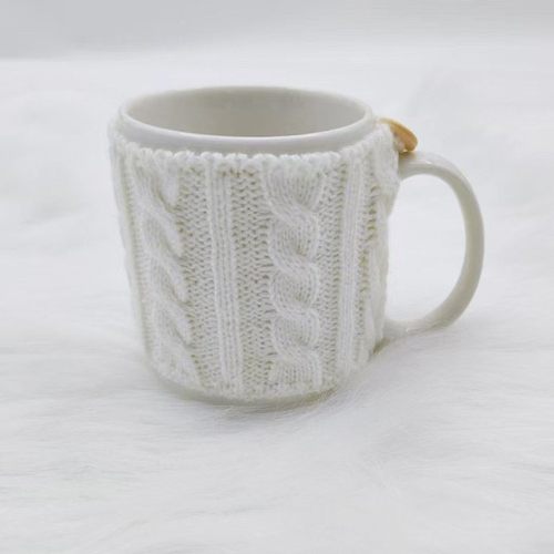 杯套保护套手工针织通用隔热保温杯玻璃杯水杯水壶套毛线编织茶杯