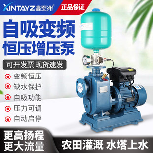 自吸变频恒压增压泵大流量高扬程灌溉三相380V单相220V抽河水井水