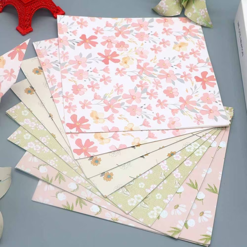 15cm印花碎花正方形折纸