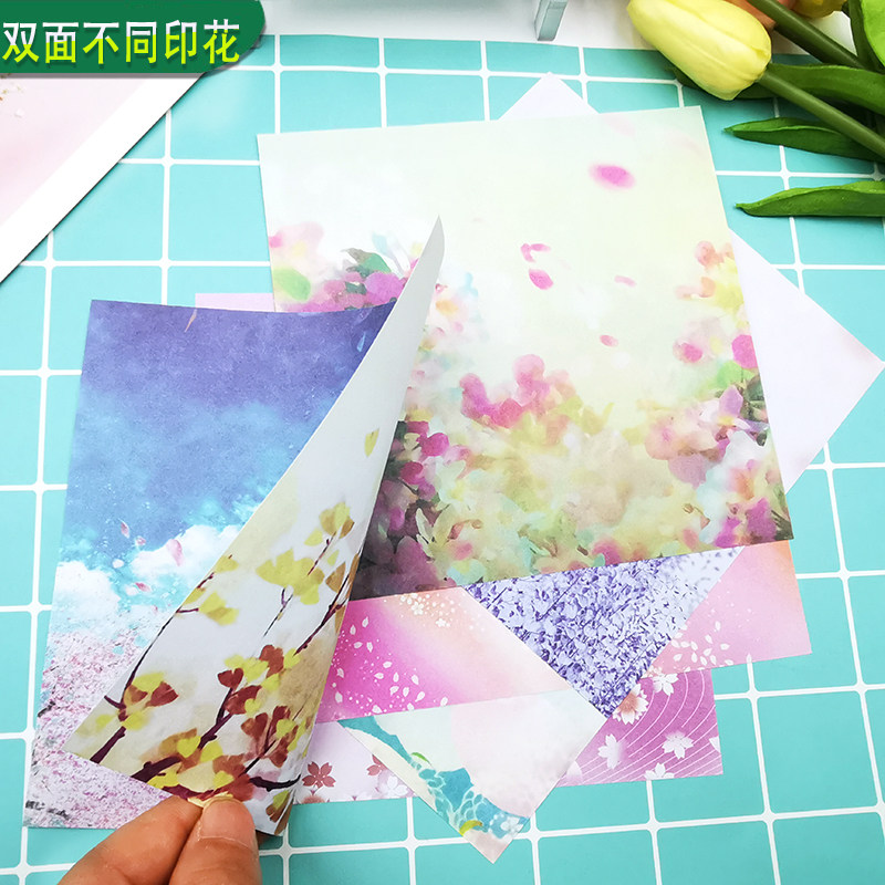 15cm正方形印花彩色纸千纸鹤图片