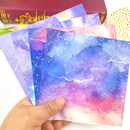 正方形双面印花星空彩色纸星座儿童手工折纸折叠千纸鹤专用纸剪纸