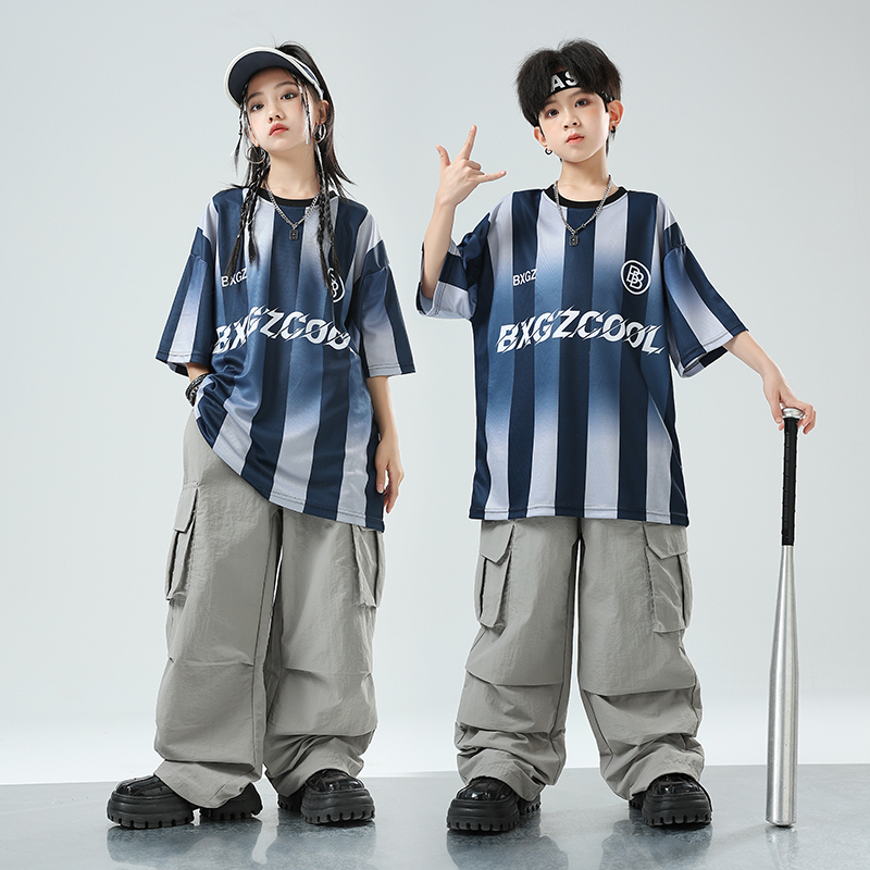 街舞儿童潮服演出服套装hiphop