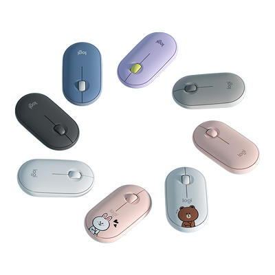 罗技pebble2.0蓝牙双模便携鼠标