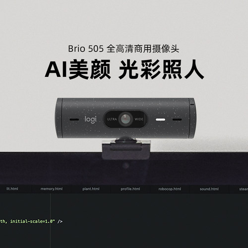 罗技Brio505全高清商用摄像头