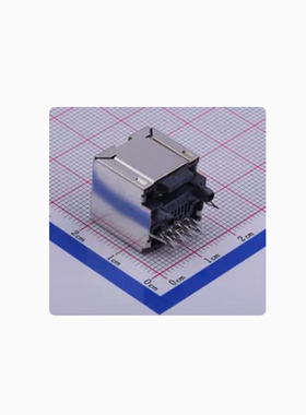 6116202-1 原装TE/泰科 8p8c RJ45 以太网 网口VERT SHIELDED