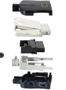 3540-10P-CV(50) 连接器接插件CONN MULTI-PURP PLUG 10P SLD STR