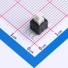 PS-5850SVA-6PLW按键开关 5.8高头自锁,脚距11.3mm,180gf,无方