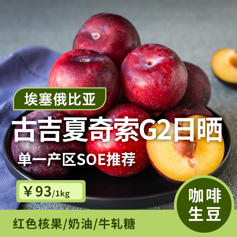 【25产季】古吉夏奇索 G2日晒 印格埃塞俄比亚咖啡生豆1KG