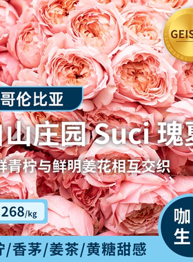 【25-26产季】Suci瑰夏 哥伦白山庄园预发酵水洗印格咖啡生豆1KG