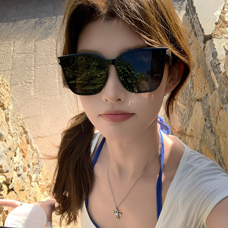 2025夏季网红方形大框墨镜女遮阳