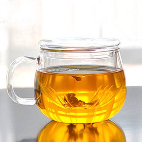 办公室三件套玻璃过滤茶杯300杯