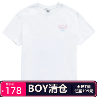 BOY LONDON专柜男女夏彩色点钻渐变印花短袖T恤B261N0106301