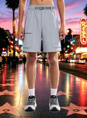 SALOMON萨洛蒙正品SS26 PL TECHY SHORT工装透气休闲裤男款C29205