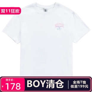 BOY LONDON专柜男女夏彩色点钻渐变印花短袖T恤B261N0106301