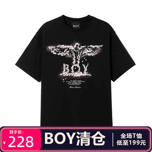 BOY LONDON专柜正品男女春夏潮牌无性别短袖休闲T恤B231N0171102