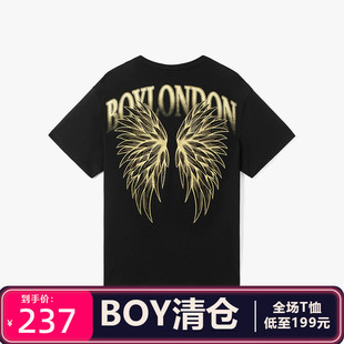 BOY LONDON专柜男女春夏潮牌烫金印花凉感T恤B261N0107002