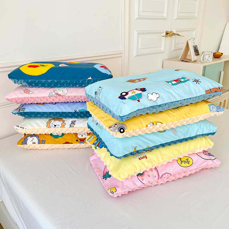 儿童枕头宝宝安抚豆豆枕1-3-6岁以上婴儿幼儿园学生专用四季通用