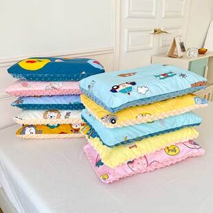 儿童枕头宝宝安抚豆豆枕1-3-6岁以上婴儿幼儿园学生专用四季通用