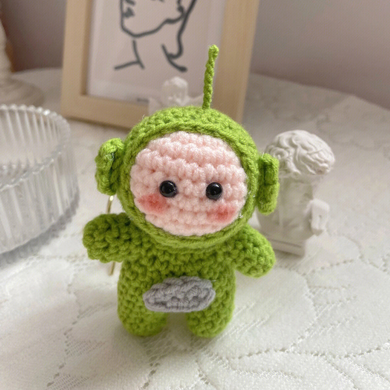 TELETUBBIES HAND-KNITTED DIY MATERIAL PACKAGE WOOL DOLL CROCHET HAND-MADE GIRLFRIEND ROOMMATE GIFTS