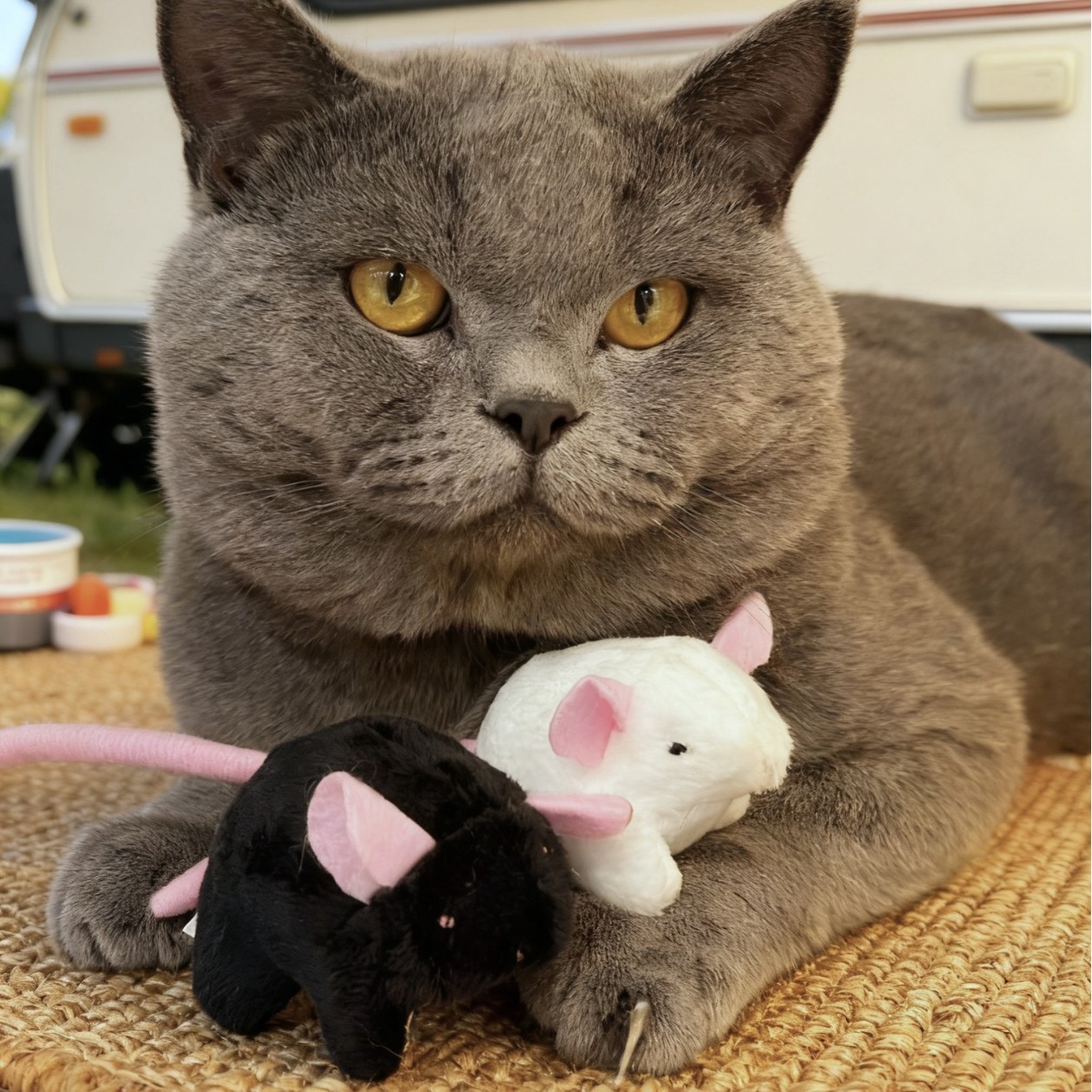 猫玩具猫薄荷小老鼠自嗨猫咪毛绒玩具耐咬磨牙逗猫玩具宠物用品