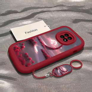 适用荣耀X20手机壳honor保护套SE新款硅胶镜头全包创意时尚个性防摔套花海月亮男女同款网红手机软壳挂绳潮流