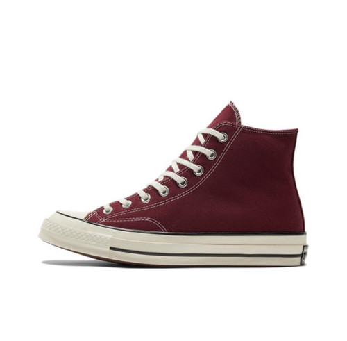 Converse 1970s 复古 高帮 帆布鞋 男女同款 深紫红色A01448C